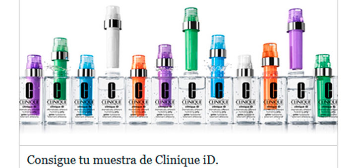 Muestras gratis de Clinique iD