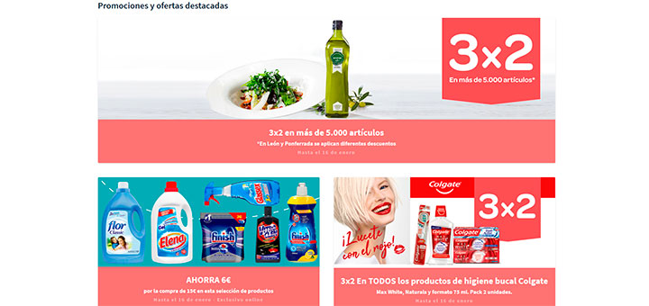 3x2 en Carrefour