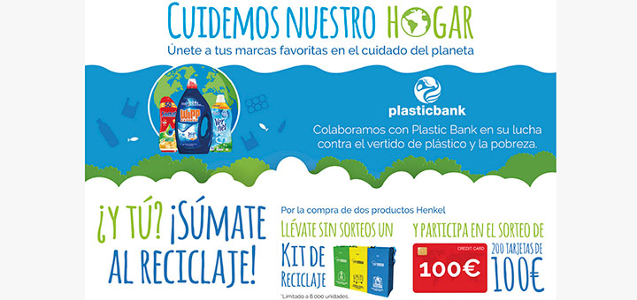 Llévate sin sorteos un Kit de Reciclaje con Henkel
