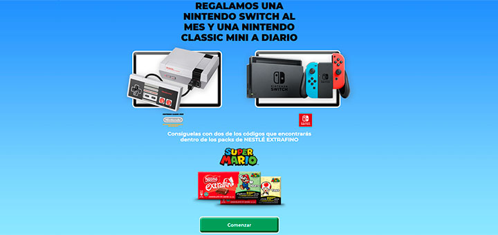 Nestlé Extrafino regala una Nintendo Switch al mes