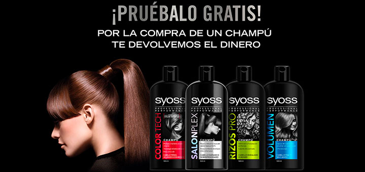 Prueba gratis el champú Syoss