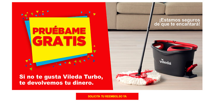 Prueba gratis Vileda Turbo - Muestras Gratis Y Chollos