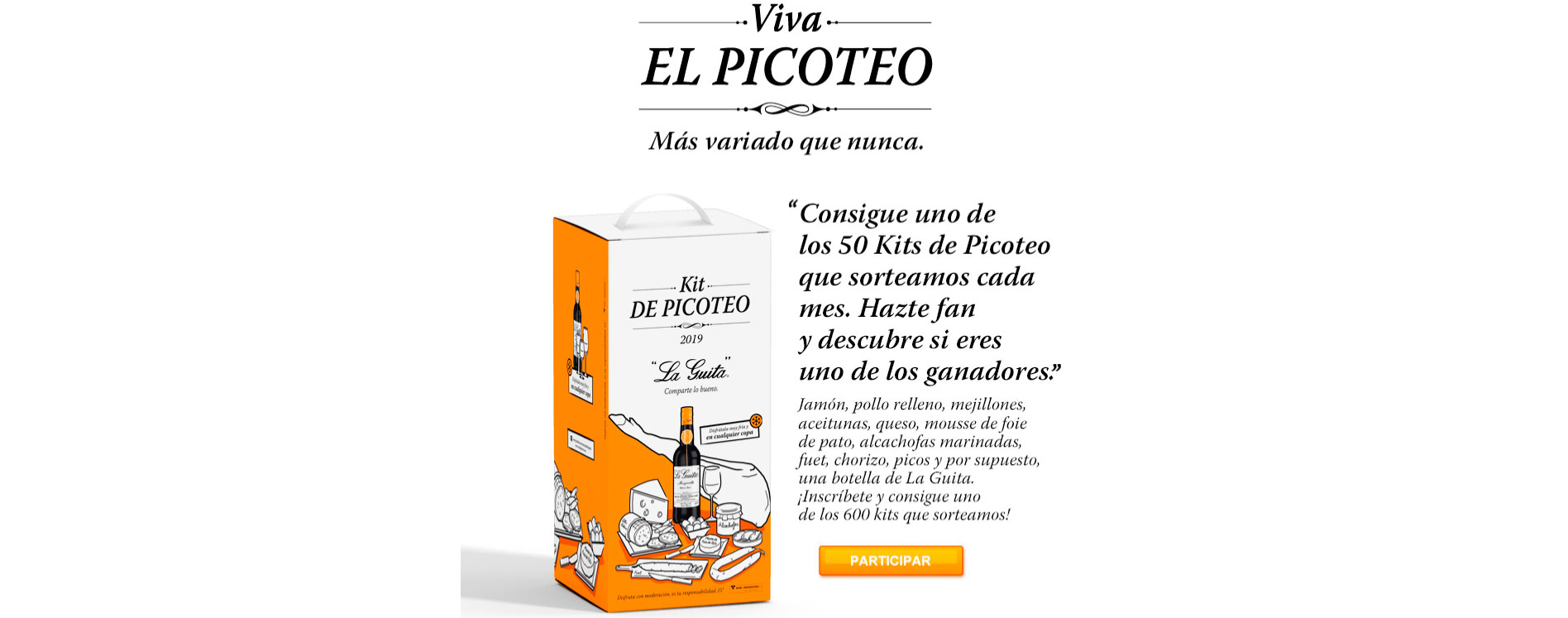 Sortean 50 kits de Picoteo