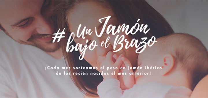 Este año gana el peso de tu bebé en jamón ibérico Navidul