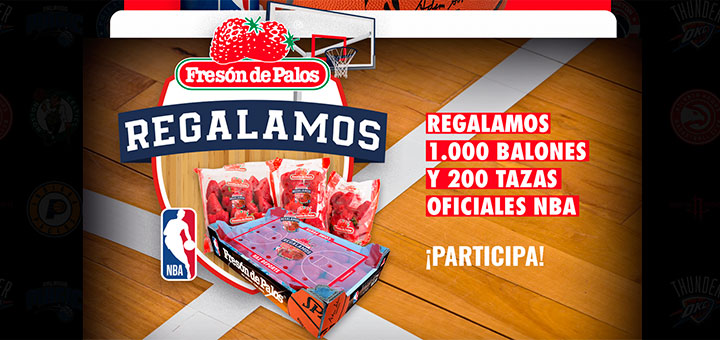 Fresón de Palos regala 1.000 balones y 200 tazas oficiales NBA