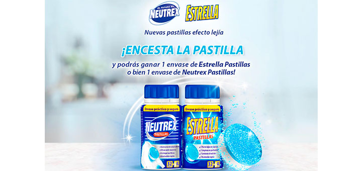 Gana un envase de Estrella o Neutrex Pastillas