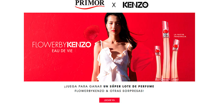 Gana un súper lote de perfume Flower By Kenzo con Primor