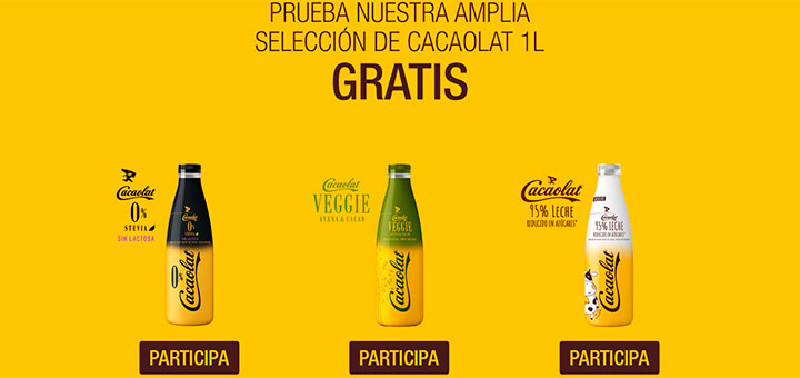 Prueba gratis Cacaolat