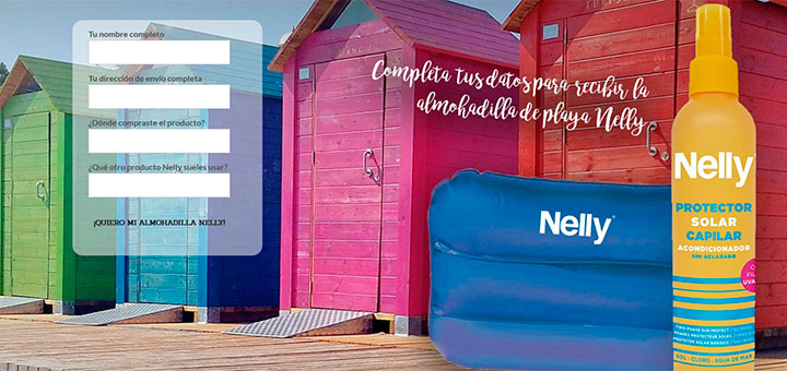 Regalan almohadillas de playa Nelly