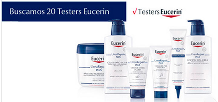 Buscan 20 Testers Eucerin para que prueben UreaRepair PLUS