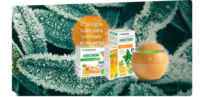 Consigue un kit para combatir el invierno con Arkopharma