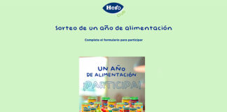 Gana 1 año de alimentación infantil gratis Hero Baby