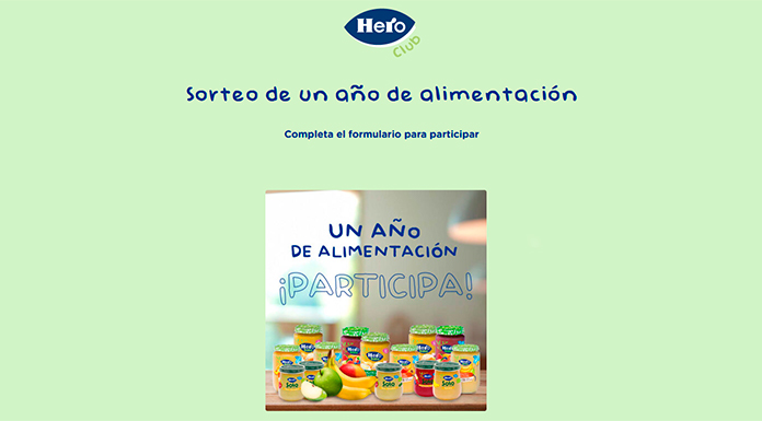 Gana 1 año de alimentación infantil gratis Hero Baby