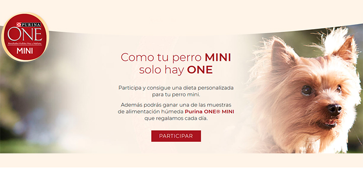 Muestras gratis de Purina One Mini