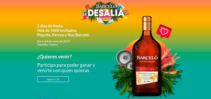 Ron Barcelo sortea 5 días de fiesta en Desalia 2019