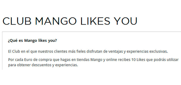 Ahorra con Club Mango Likes You