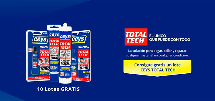 Consigue gratis un lote Ceys Total Tech