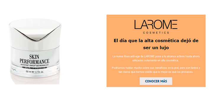 Muestras gratis de Larome