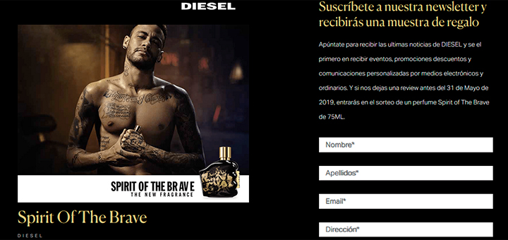 Muestras gratis de Spirit Of The Brave de Diesel