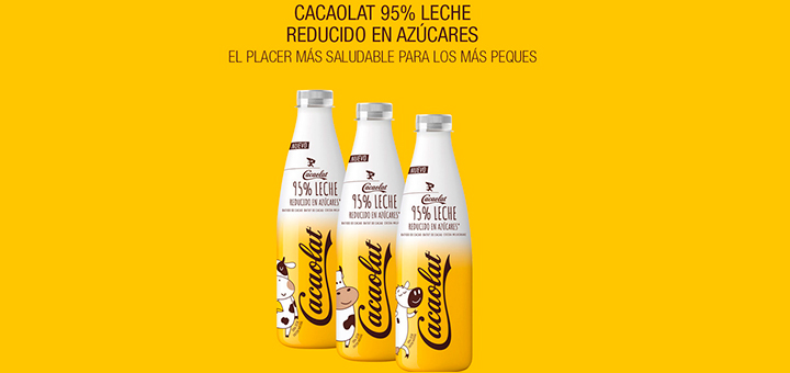 Prueba gratis Cacaolat 95% Leche