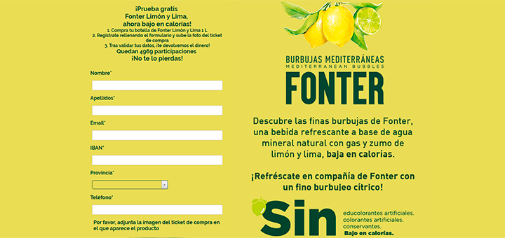 Prueba gratis Fonter Burbujas Mediterráneas