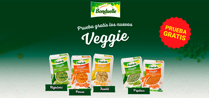 Prueba gratis los nuevos Veggie de Bonduelle