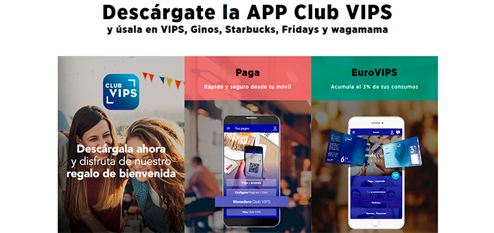 Ventajas con la App Club Vips