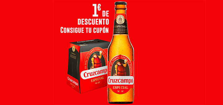 Descuento de 1€ en Cruzcampo Especial