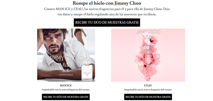 Dúo de Muestras Gratis de Jimmy Choo