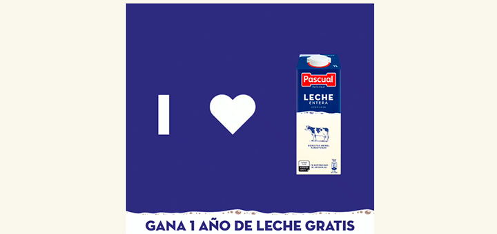 Gana un año de leche gratis Pascual