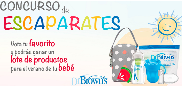 Gana un lote de productos Dr.Brown's para el verano de tu bebé