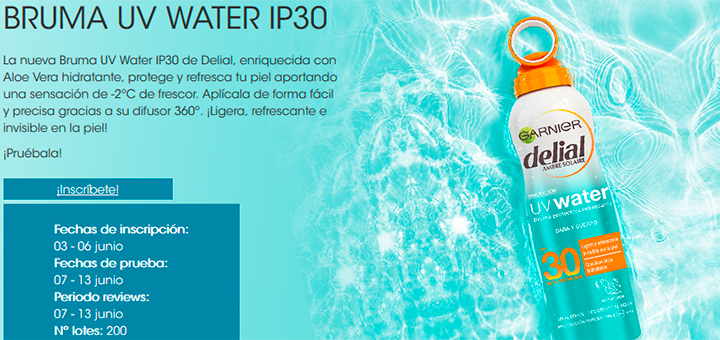 Prueba gratis Bruma UV Water IP30