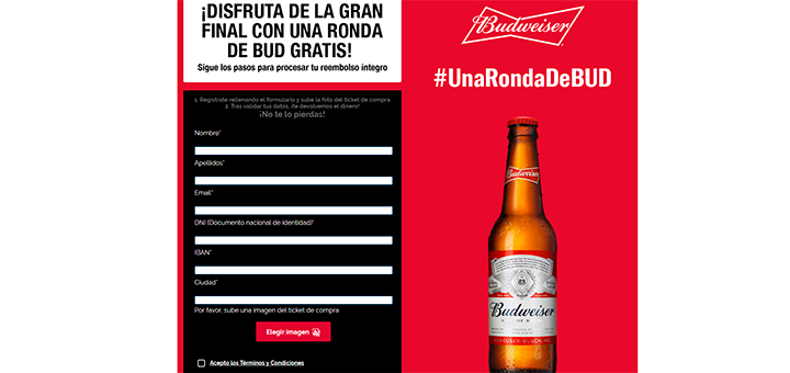 Prueba gratis Budweiser