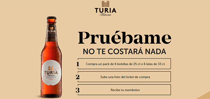 Prueba gratis cerveza Turia Marzen