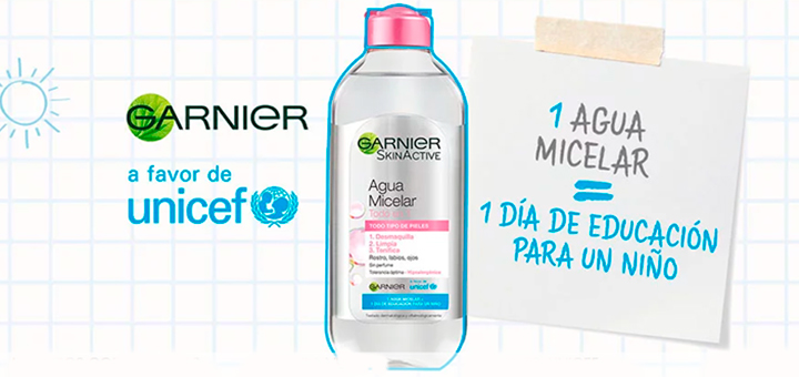 1 agua micelar Garnier = 1 Día de Escuela