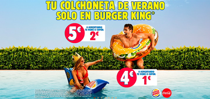 Consigue la colchoneta de verano en Burger King