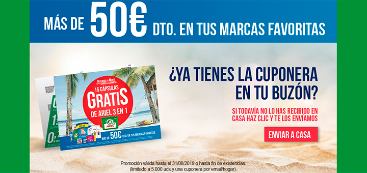 Más de 50 euros de descuento en marcas de P&G