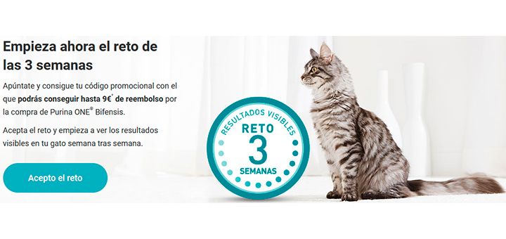 Nuevo reembolso en Purina ONE Bifensis