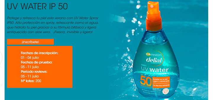 Prueba gratis UV Water Ip 50 de Delial