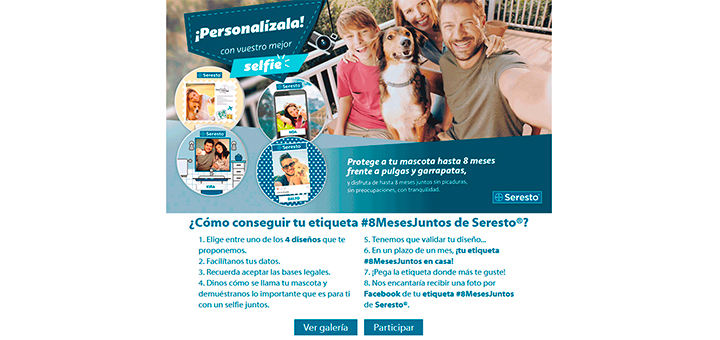 Reparten gratis etiquetas personalizadas Seresto