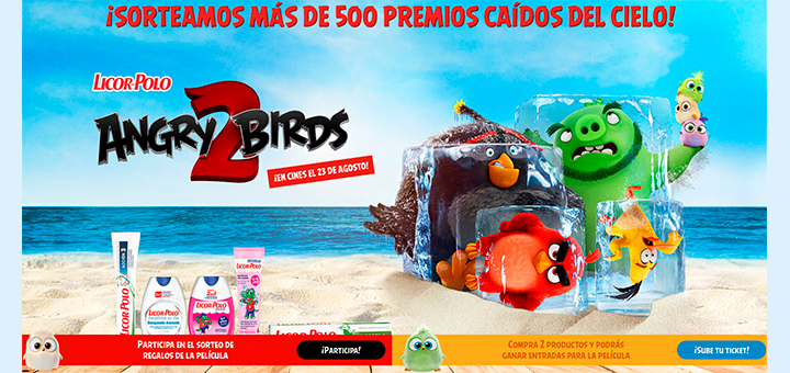 Sortean más de 500 premios Angry Birds 2