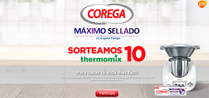 Corega sortea 10 Thermomix