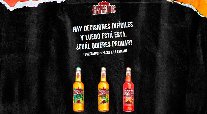 Desperados sortea 3 packs a la semana