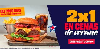 Disfruta de un 2×1 en cenas de verano con Foster’s Hollywood Disfruta de un 2x1 en cenas de verano con Foster's Hollywood