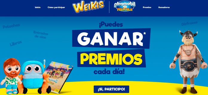 Gana premios cada día con Weikis