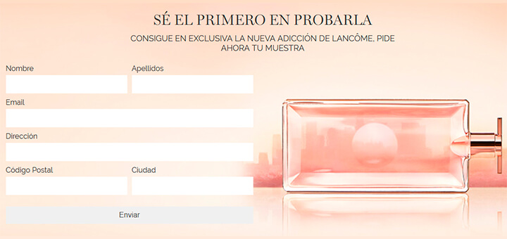 Muestras gratis de Idole de Lancôme