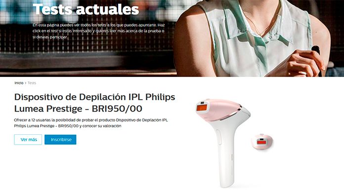 Philips da a probar gratis nuevos productos