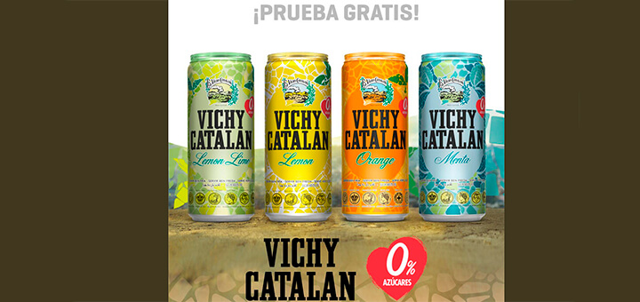 Prueba gratis Vichy Catalan sabores con Samplia