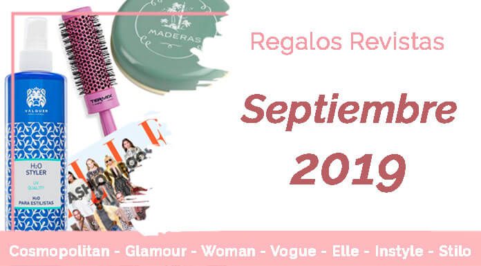 Regalos revistas Septiembre 2019