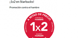 1×2 en Starbucks 1x2 en Starbucks